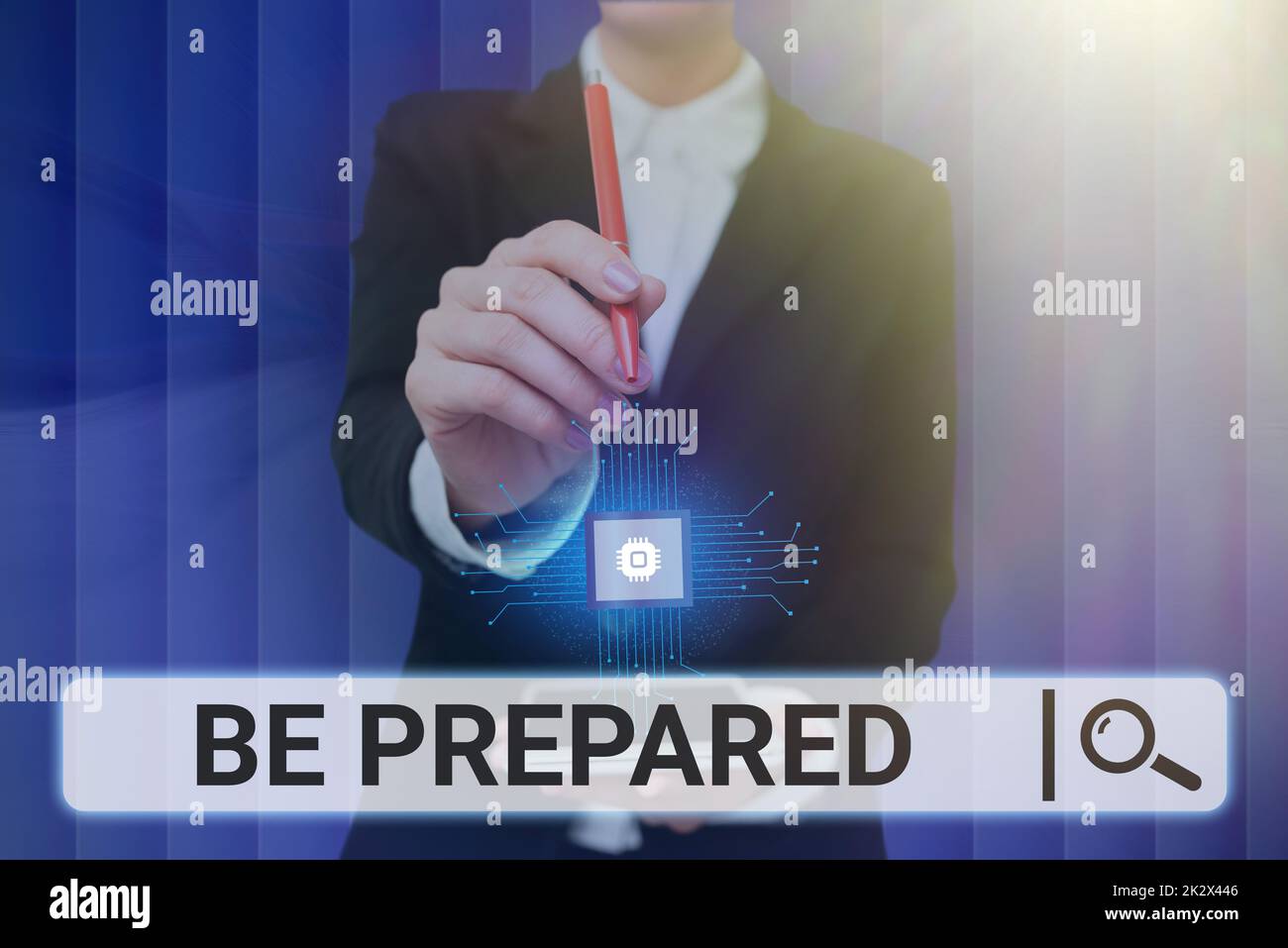 Handschriftliche Texte seien Sie vorbereitet, konzeptuelles Foto Machen Sie etwas bereit für die