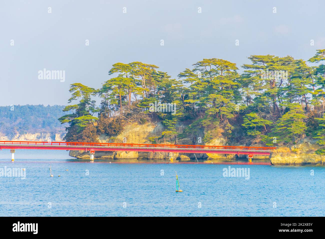 Fukuura-Brücke der drei malerischsten Orte in Japan, Matsushima Stockfoto