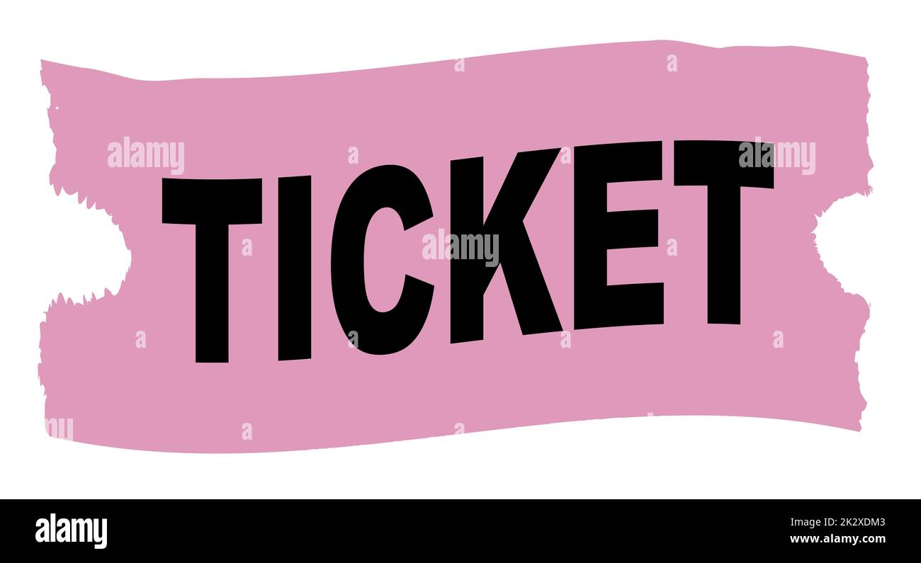 Pink concert ticket -Fotos und -Bildmaterial in hoher Auflösung – Alamy