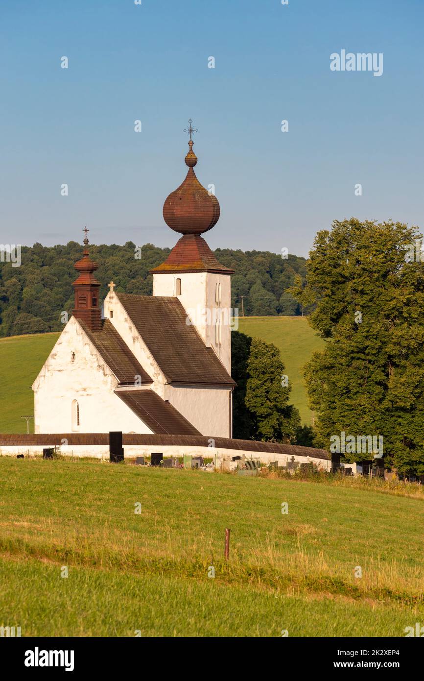 Kirche in Zehra, Region Zips, Slowakei Stockfoto