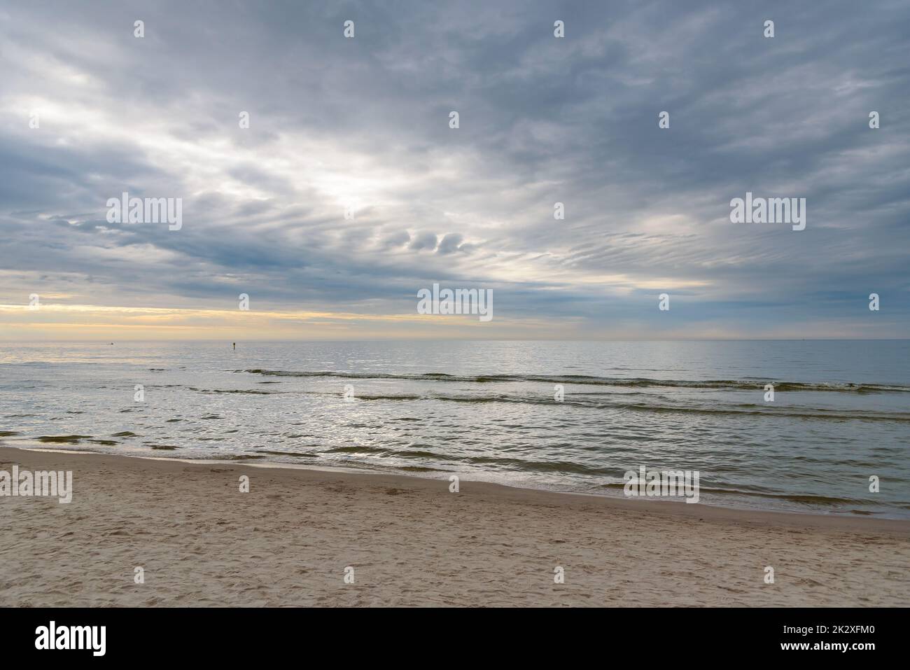 Ostseeküste in Leba als Sommerhintergrund Stockfoto
