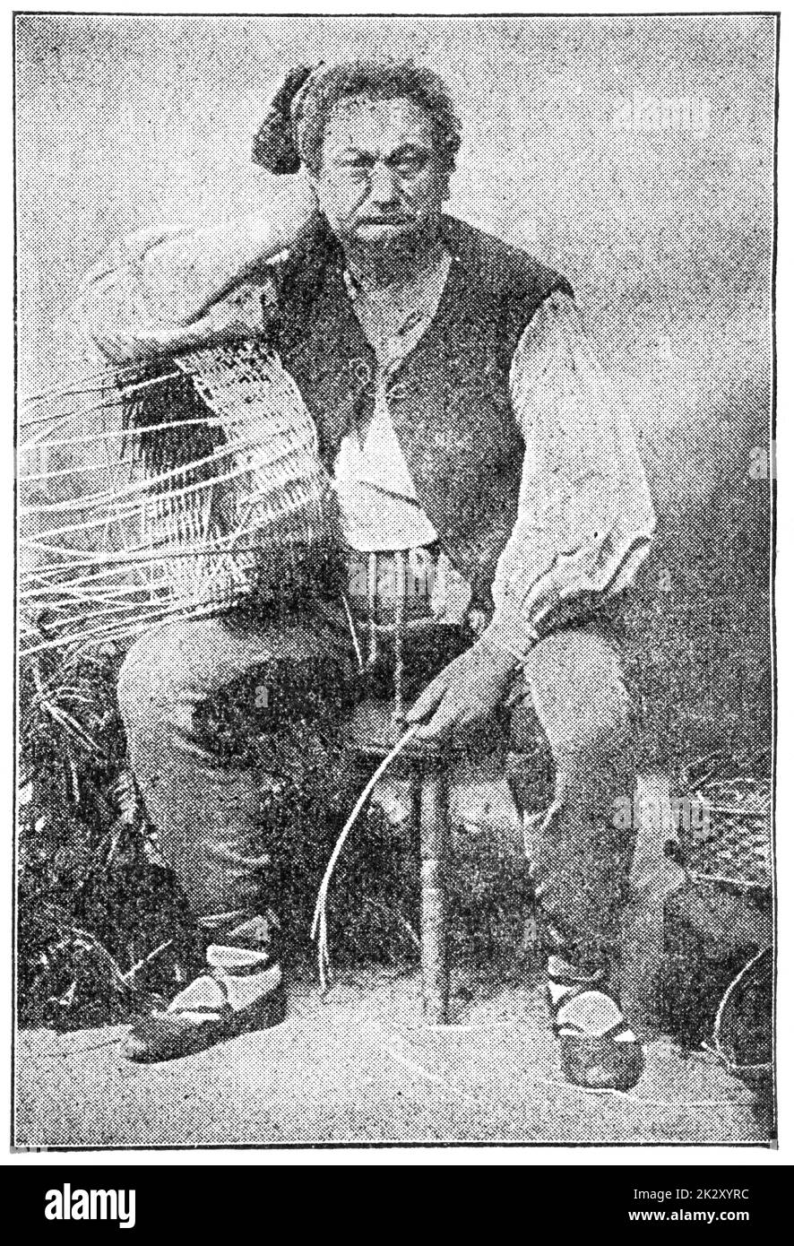 Porträt von Engels in der Posse mit Gesang des 'der Talisman' von