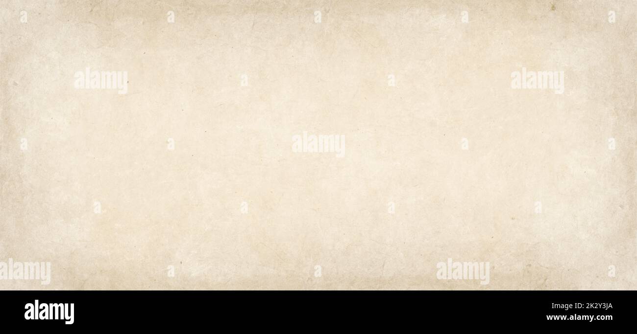 Alte Pergamentpapier Textur Hintergrund. Banner Stockfoto