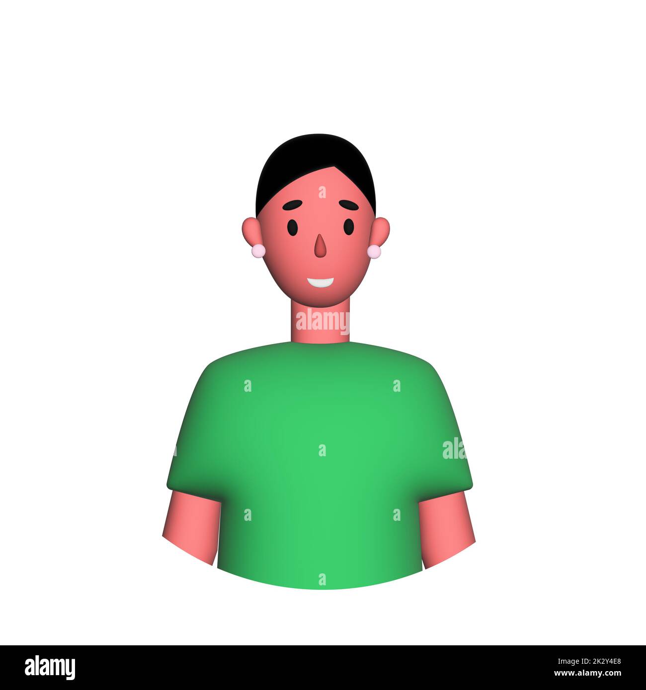 Web-Ikone-Mann, Mann mittleren Alters mit dunklen Haaren Stockfoto