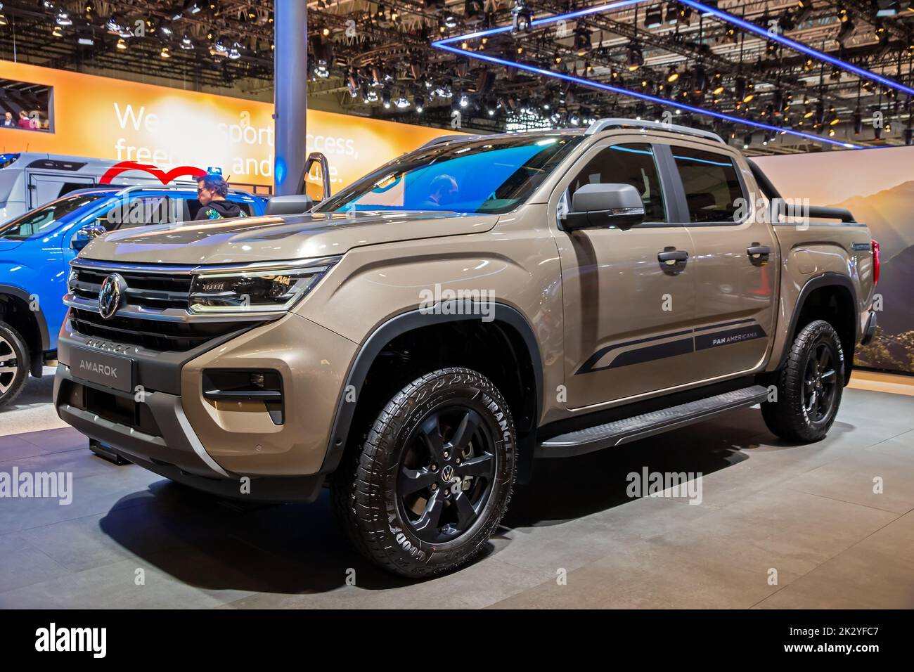 Der Volkswagen Amarok Pan Americana Pick-up Truck wurde auf der IAA Hannover vorgestellt. Deutschland - 20. September 2022 Stockfoto