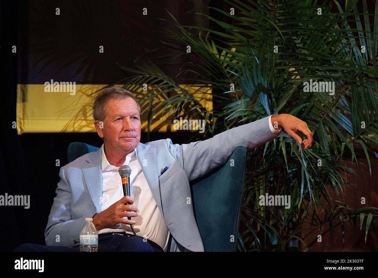 Austin, Texas, USA. 23. September 2022. John Kasich ehemaliger Gouverneur von Ohio beim Texas Tribune Festival, Central Presbyterian Church in Austin, Texas. Mario Cantu/CSM/Alamy Live News Stockfoto