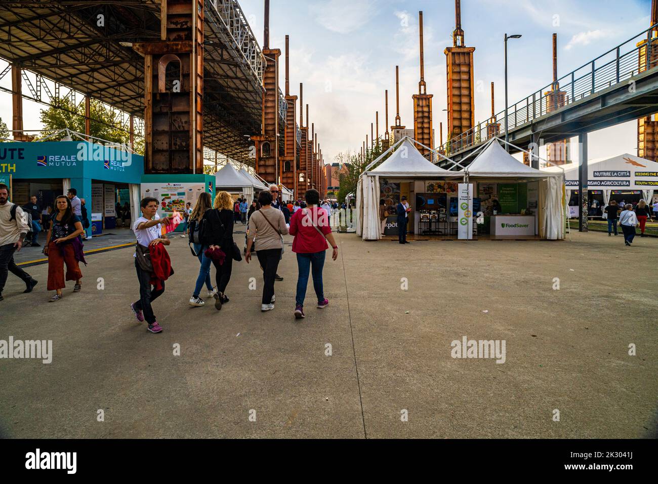 Italien. 23. September 2022. Italien Turin Parco Dora 'Terra Madre - Salone del Gusto 2022' - Credit: Realy Easy Star/Alamy Live News Stockfoto