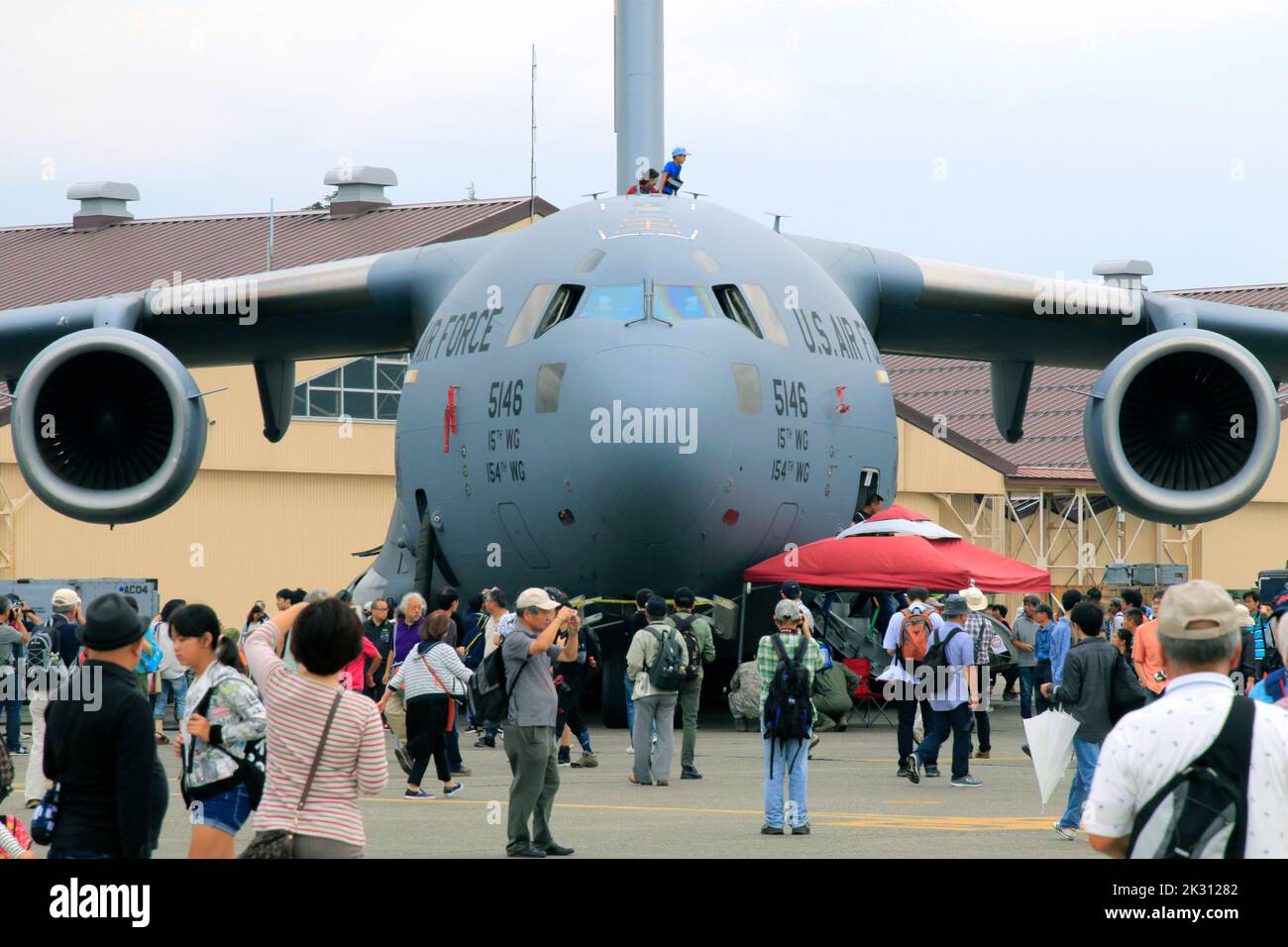 Tag der offenen Tür des Luftwaffenstützpunkts Yokota Tokio Japan Stockfoto