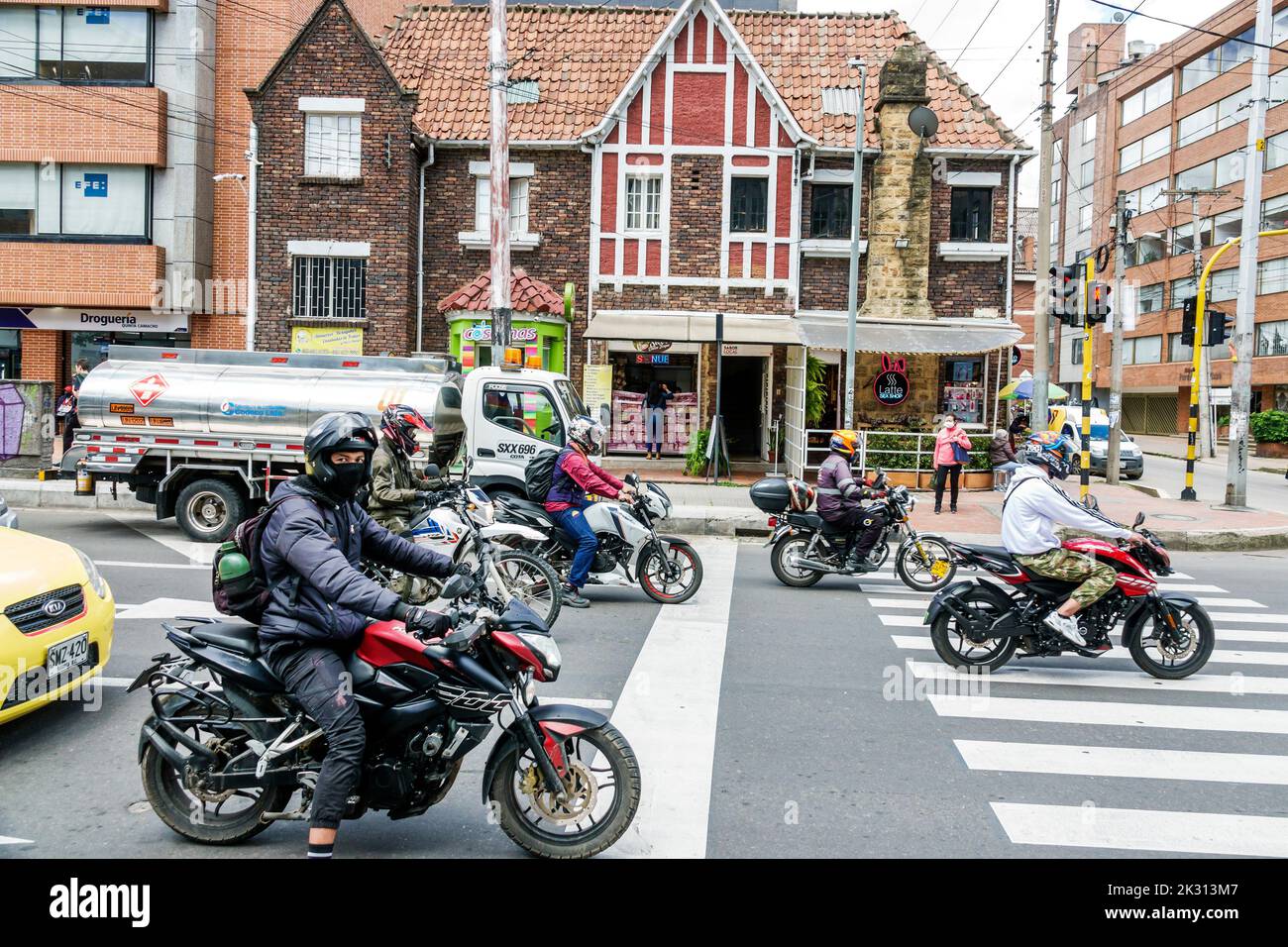 Bogota Kolumbien,Chapinero Norte Calle 67,Kolumbianische Kolumbianer Hispanic Hispanics Südamerika Lateinamerikanische Amerikaner Stockfoto