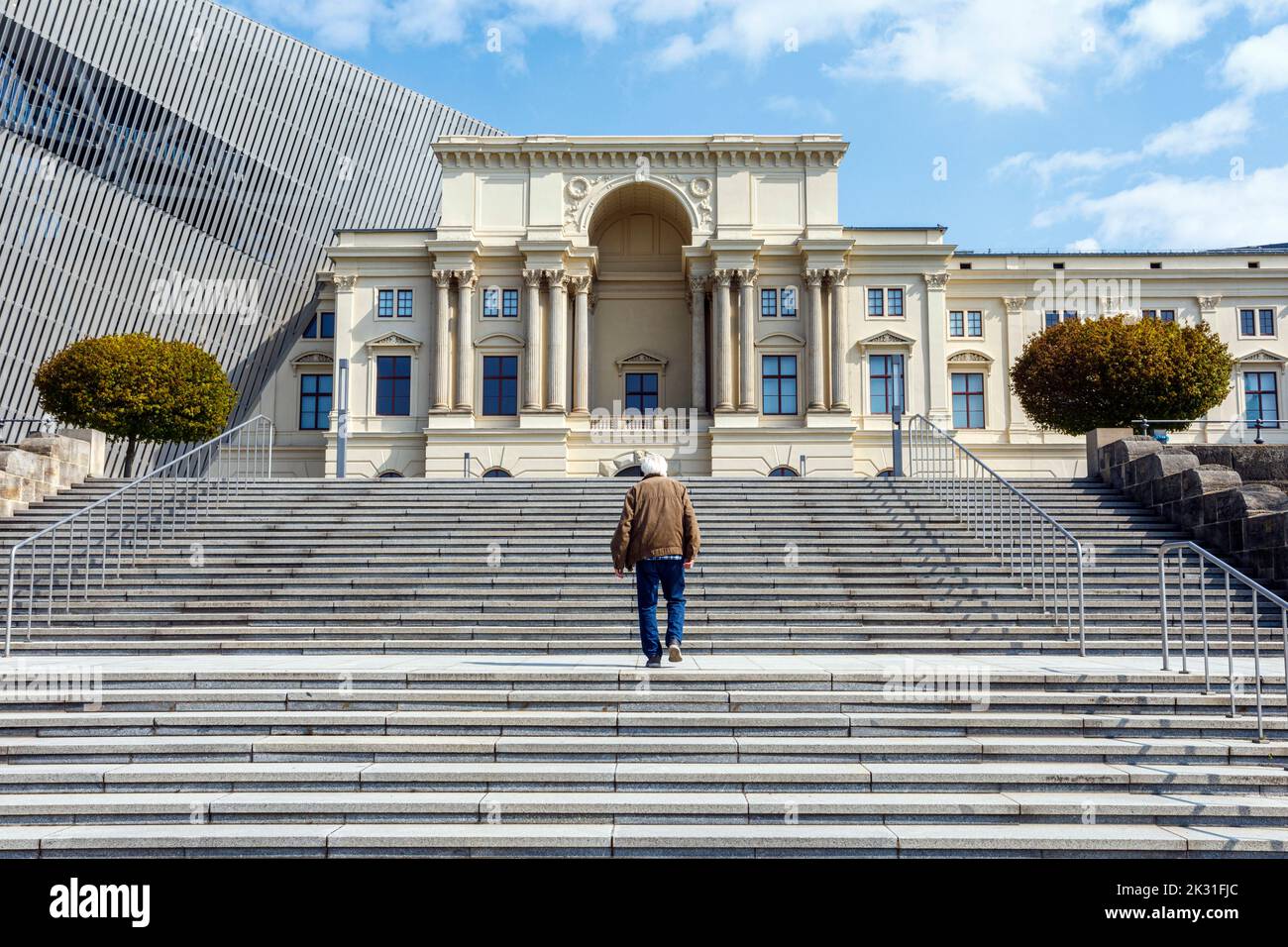 Militärhistorisches Museum der Bundeswehr in Dresden Stockfoto