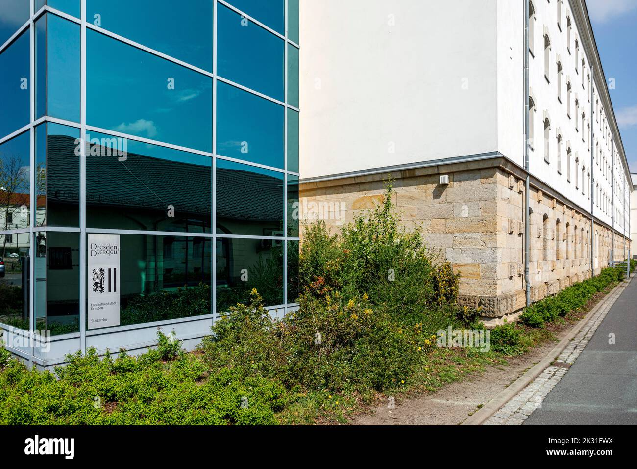 Stadtarchiv der Landeshauptstadt Dresden Stockfoto