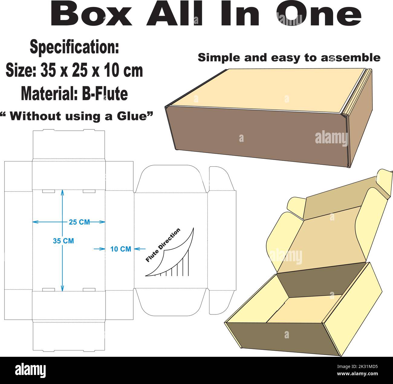 Box All-In-One Stock Vektor