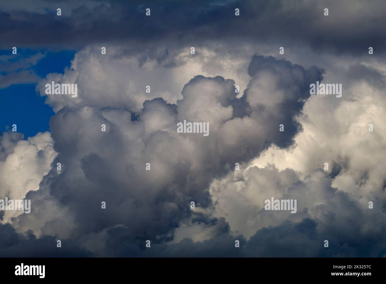 Cumulus-Wolken Stockfoto