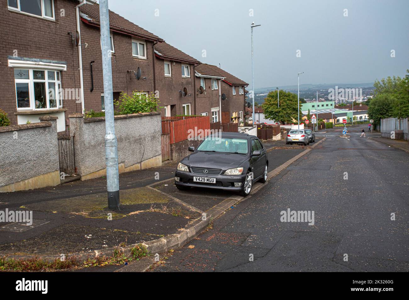 Lyra Catherine McKee, junge Journalisten, wurde angeschossen, als sie Unruhen in der Creggan-Gegend von Derry in Nordirland beobachtete. Stockfoto