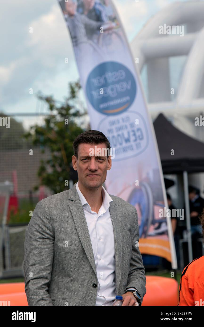 Niels Meijr Beim Tag Der Offenen Tür Der Johan Cruijff Foundation In Amsterdam, Niederlande 21-9-2022 Stockfoto