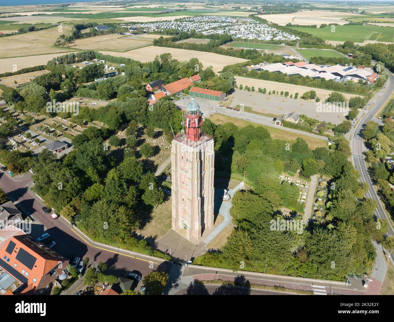 Der Leuchtturm von Westkapelle, genannt Westkapelle Hoog, Hoge licht