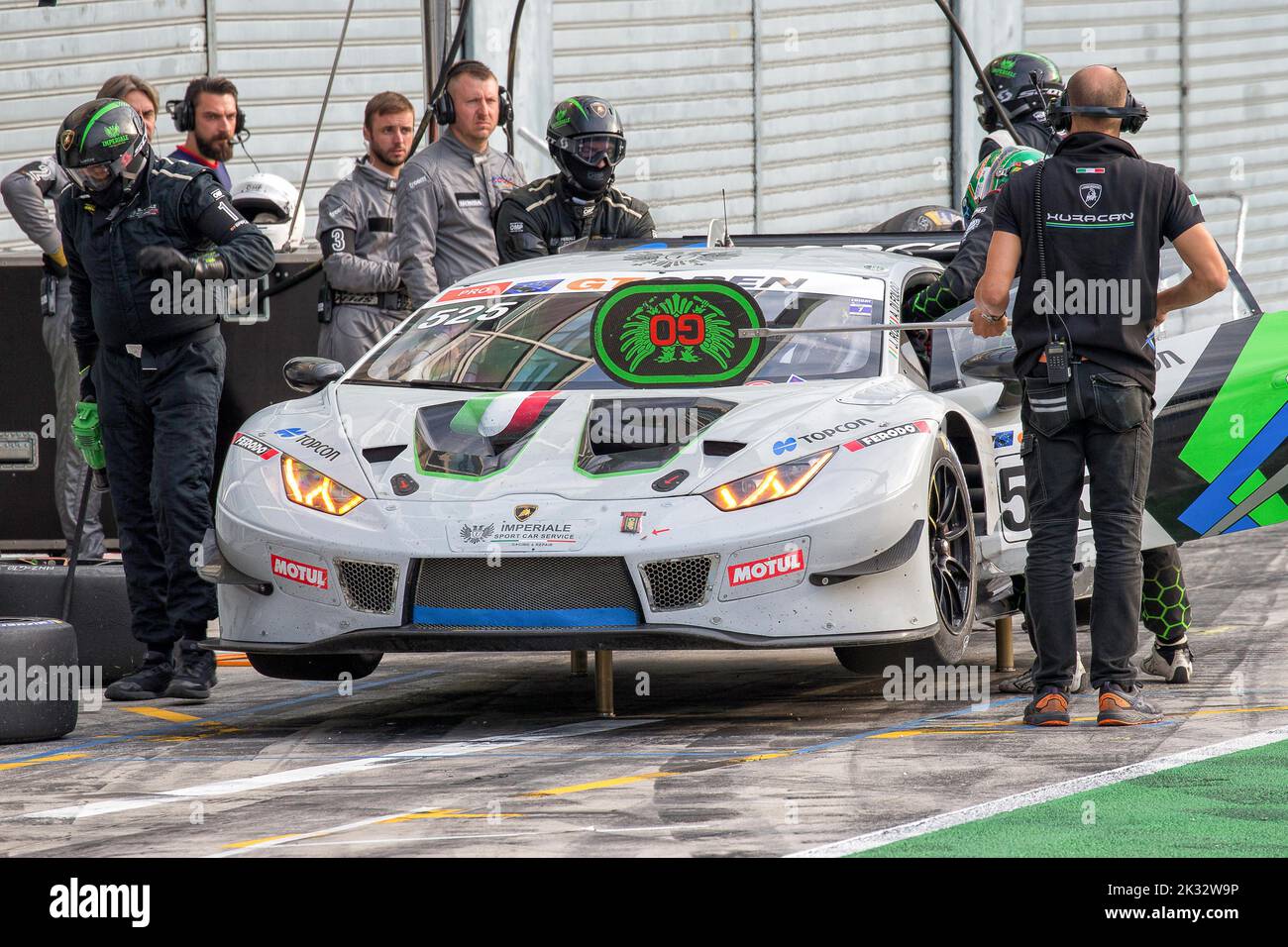 Autodromo Nazionale Monza, Monza, Italien, 23. September 2022, #525 James Roe Jr./Alberto Di Folco - Lamborghini Huracan GT3 Evo (Imperiale Racing) Stockfoto