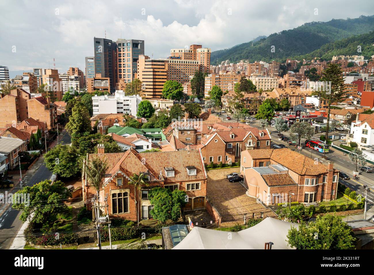 Bogota Kolumbien,Chapinero Norte Avenida Carrera 7,Kolumbianische Kolumbianer Hispanic Hispanics Südamerika Lateinamerikanische Amerikaner Stockfoto