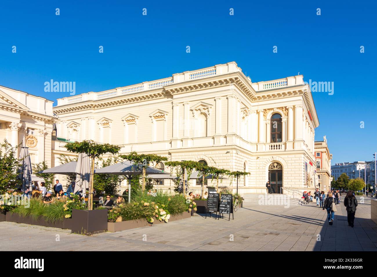 Wien, Wien: Albertina Modern im Künstlerhaus Wien, Restaurant 01. Altstadt, Wien, Österreich Stockfoto Wien, Wien: Albertina Modern im Künstlerhaus Wien, Restaurant 01. Altstadt, Wien, Österreich Stockfoto