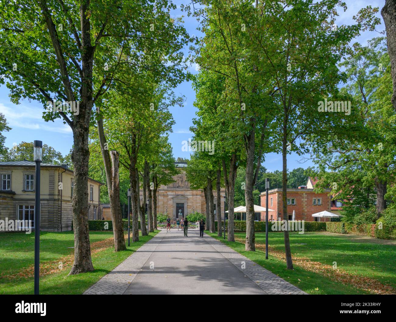 Wahnfried Villa und das Richard Wagner Museum, Bayreuth, Bayern, Deutschland Stockfoto