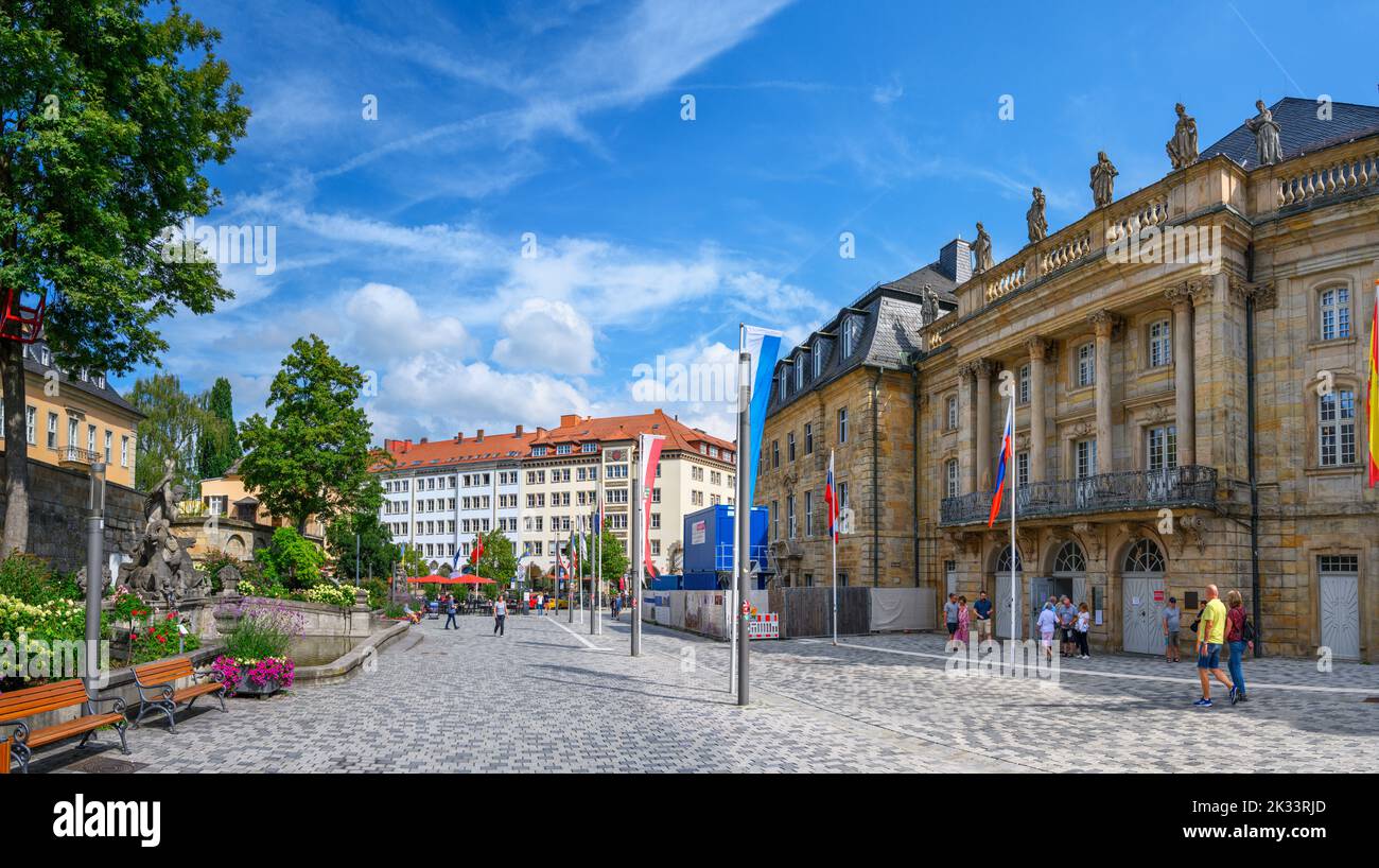 Das Markgräfliche Opernhaus, Opernstraße, Bayreuth, Bayern, Deutschland Stockfoto