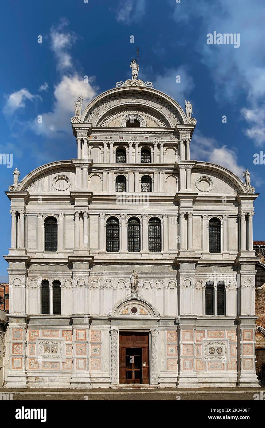 Italien Venetien Venedig Kirche San Zaccaria Stockfoto