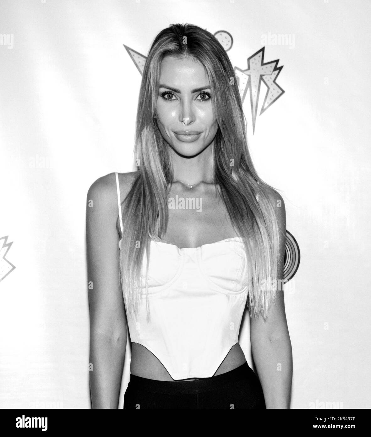 Los Angeles, CA - 22. September 2022 - Dasha Alexandria nimmt an der Premiere des „Anvil! The Story of Anvil“ im Saban Theatre Stockfoto