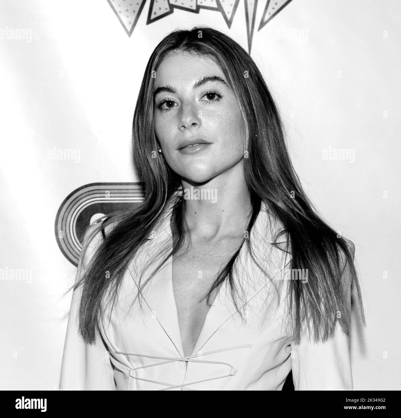 Los Angeles, CA - 22. September 2022 - Karina Fontes nimmt an der Premiere des „Anvil! The Story of Anvil“ im Saban Theatre Stockfoto