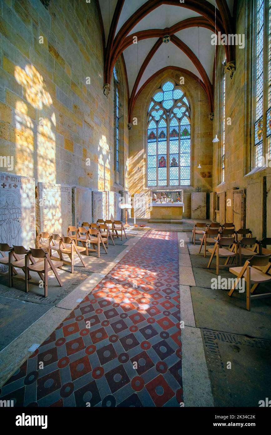 Raum der Stille, Allerheiligkapelle, Meissener Dom, Burgberg, Meißen, Sachsen, Deutschland Stockfoto