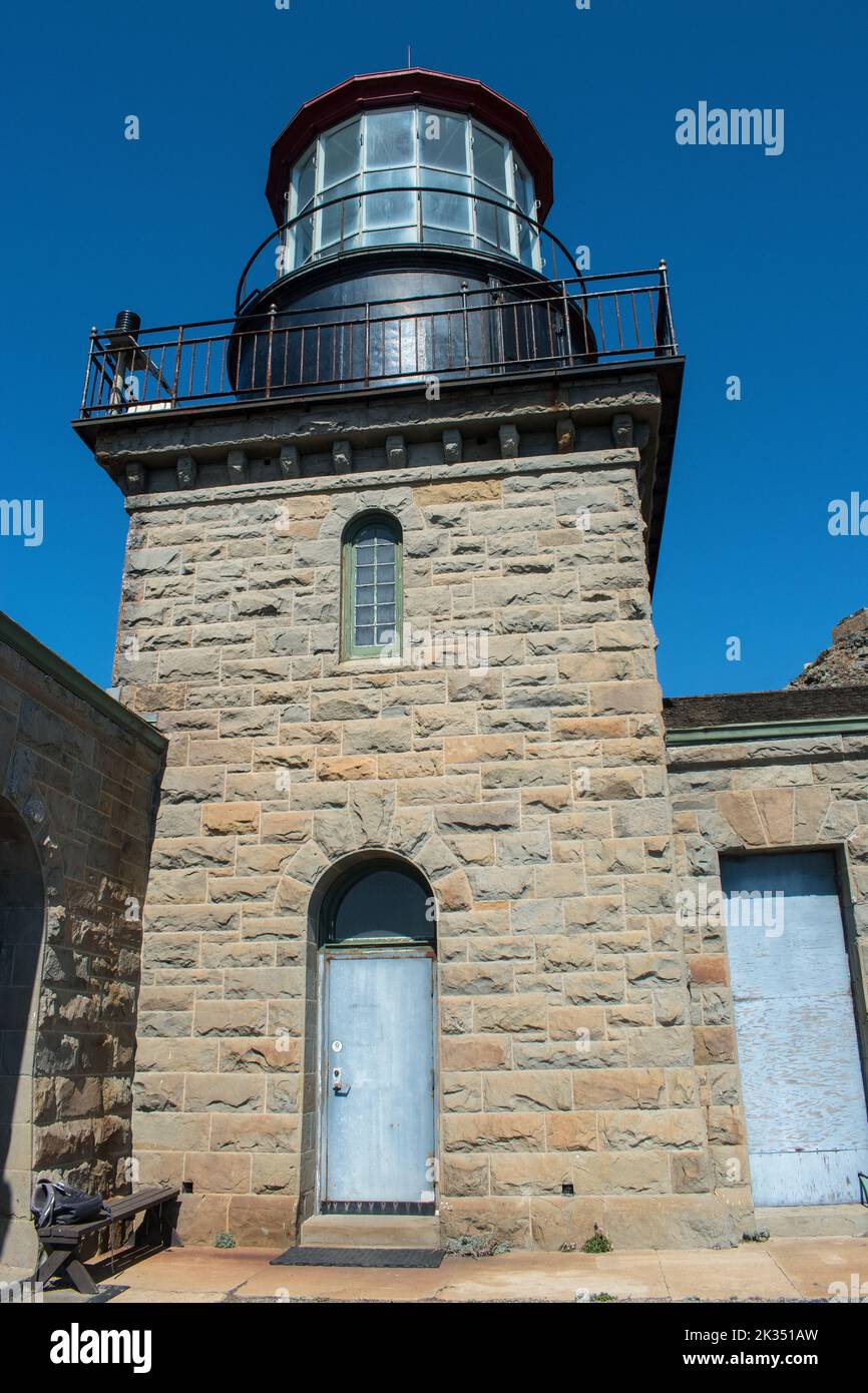 Point Sur Lighthouse, Big Sur, Kalifornien, USA Stockfoto