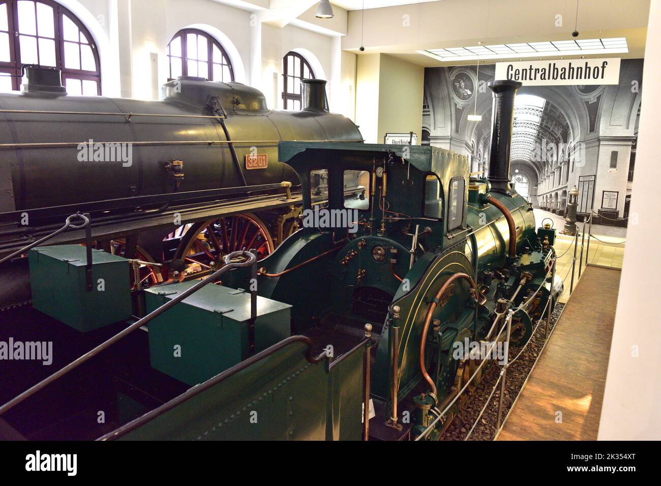 Museum der Deutschen Bahn in Nürnberg, Bayern, Deutschland Stockfoto