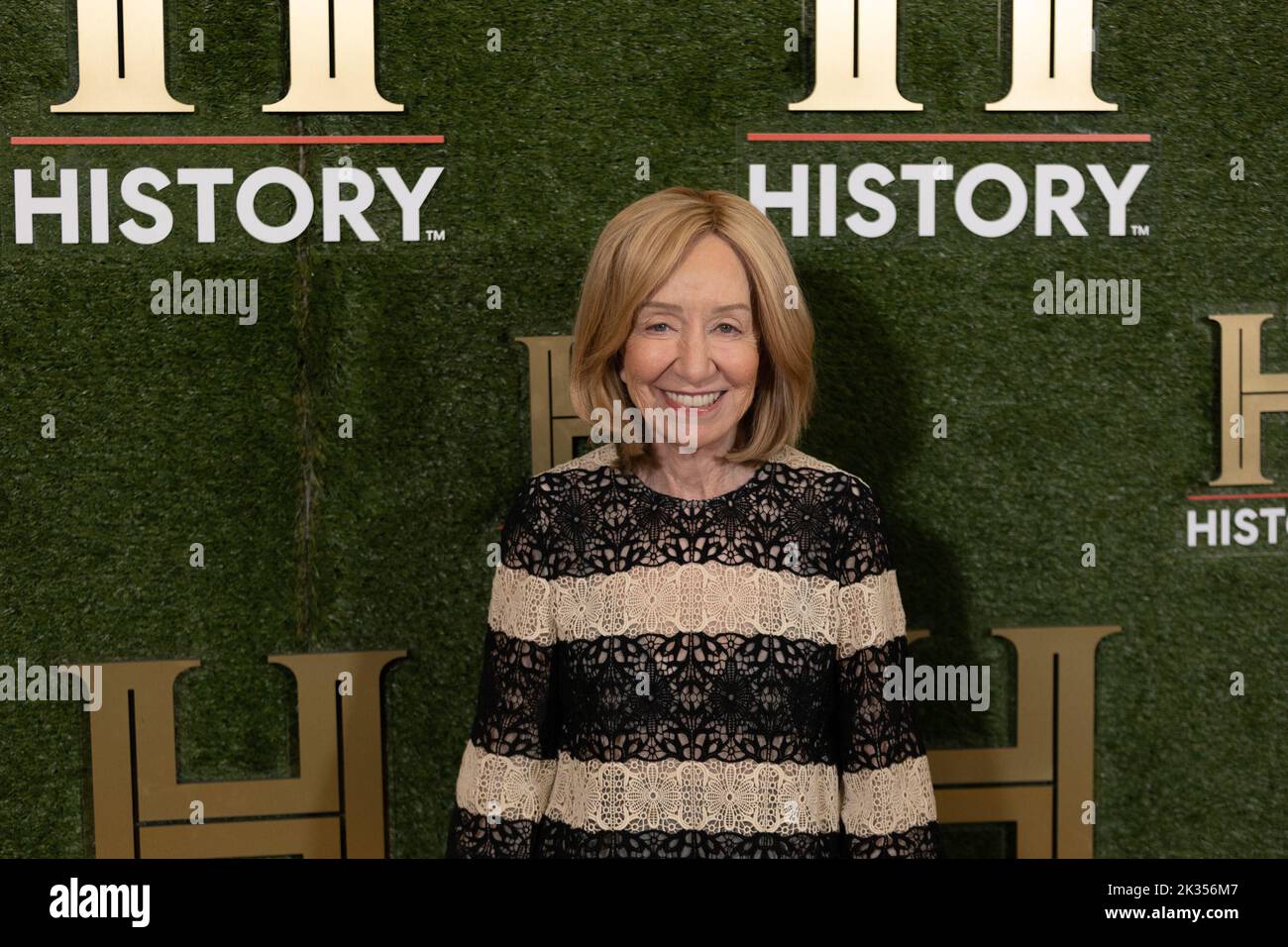 Washington, USA. 24. September 2022. Washington, DC - 24. September 2022: Doris Kearns Goodwin nimmt an der HistoryTALKS 2022 Teil. In der American Revolution Constitution Hall in Washington, DC, versammelten sich mehrere hochkarätige Persönlichkeiten und Prominente für die A&E-Serie HistoryTALKS 2022: Your Place in History. Quelle: SIPA USA/Alamy Live News Stockfoto