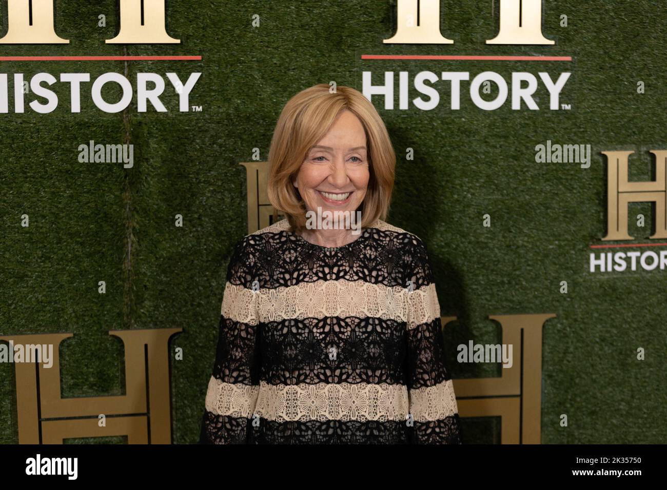 Washington, USA. 24. September 2022. Washington, DC - 24. September 2022: Doris Kearns Goodwin nimmt an der HistoryTALKS 2022 Teil. In der American Revolution Constitution Hall in Washington, DC, versammelten sich mehrere hochkarätige Persönlichkeiten und Prominente für die A&E-Serie HistoryTALKS 2022: Your Place in History. Quelle: SIPA USA/Alamy Live News Stockfoto