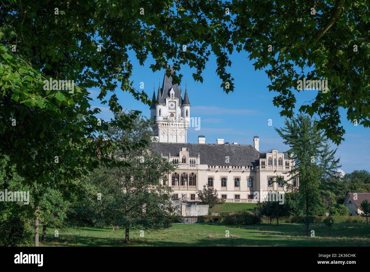 Schloss Grafenegg, Niederösterreich, Österreich Stockfoto