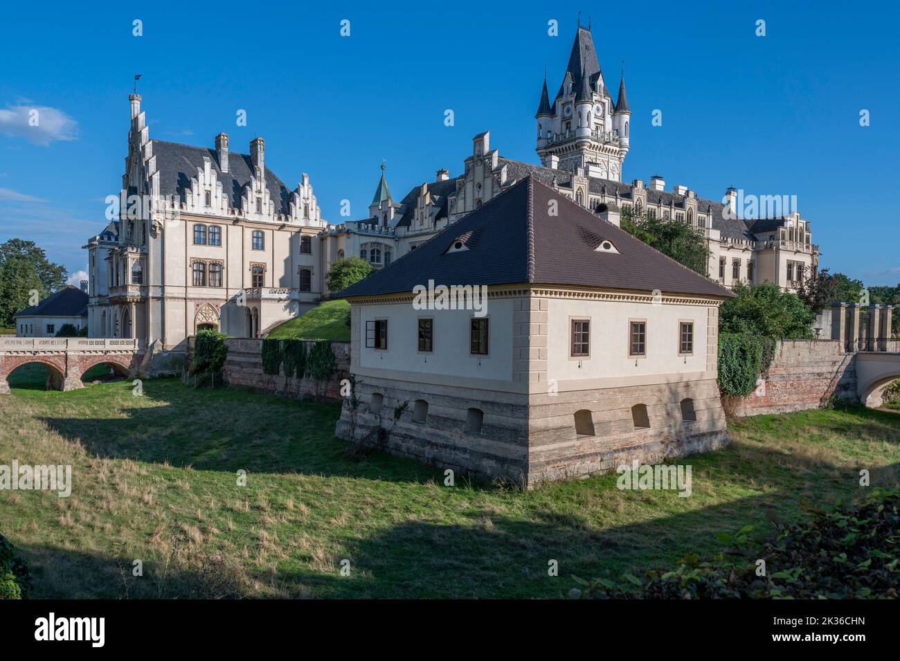 Schloss Grafenegg, Niederösterreich, Österreich Stockfoto