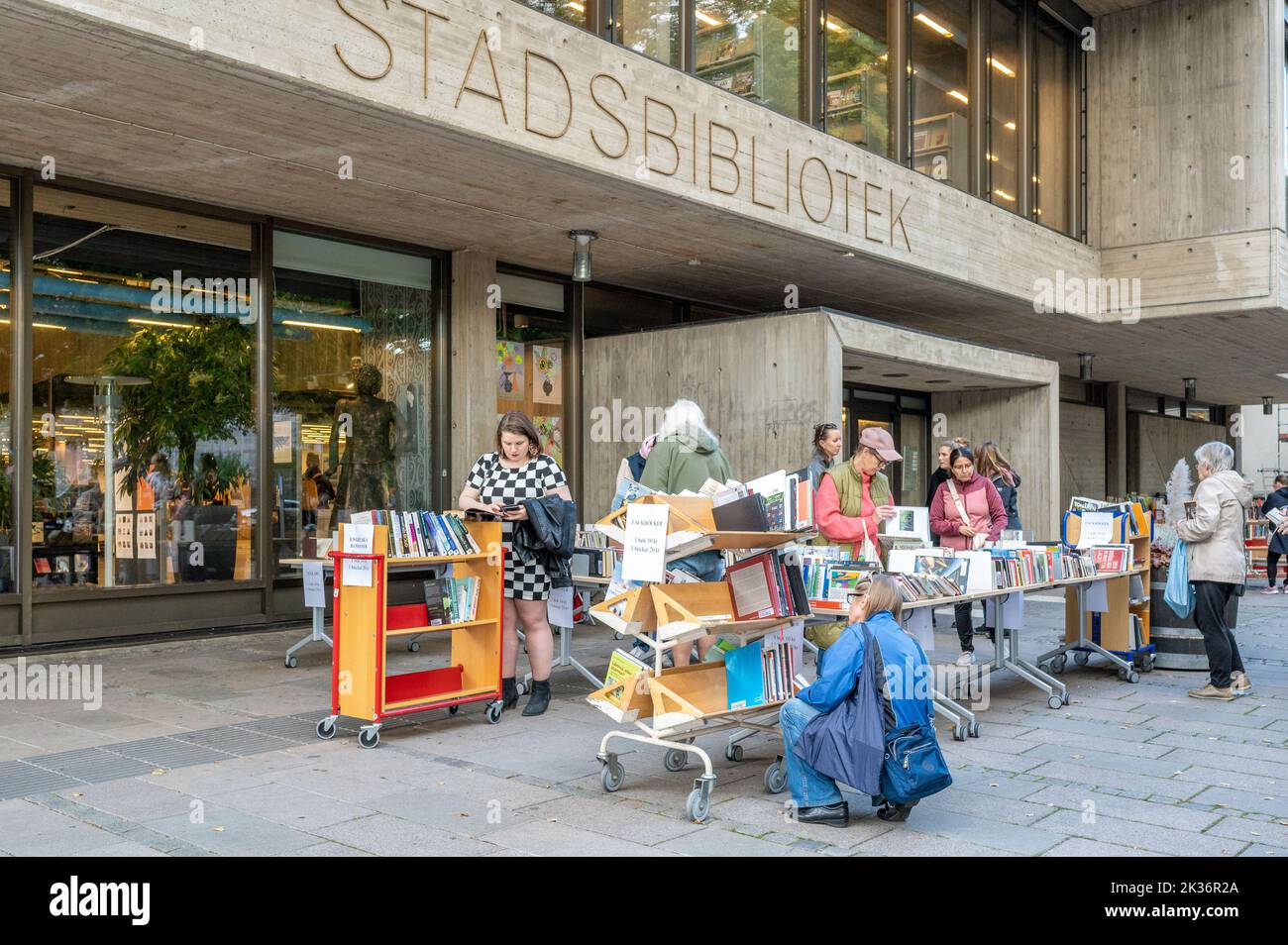 Culture Night 2022 in Norrkoing. Diese jährliche Veranstaltung am letzten Samstag im September zeigt verschiedene Aspekte der Kultur in Norrkoping, Schweden. Stockfoto