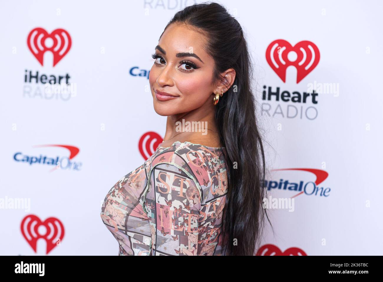 LAS VEGAS, NEVADA, USA - 24. SEPTEMBER: Victoria Fuller posiert im Presseraum des iHeartRadio Music Festival 2022 - Night 2, das am 24. September 2022 in der T-Mobile Arena in Las Vegas, Nevada, USA, stattfand. (Foto von Xavier Collin/Image Press Agency) Stockfoto