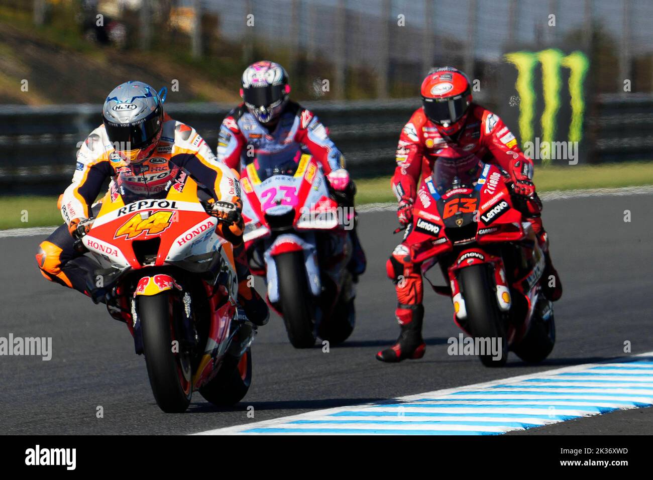 Motegi, Japan. 25. September 2022. Rennen des Motul Grand Prix of Japan der MotoGP auf dem