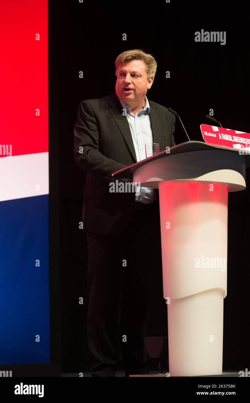 Liverpool, Großbritannien. 25.. September 2022. David Evans Generalsekretär, die Parteikonferenzen der Labour Party werden heute mit einer Hommage an die Königin der HM eröffnet, gefolgt von Reden, der MS Bank Arena Liverpool. (Terry Scott/SPP) Quelle: SPP Sport Press Foto. /Alamy Live News Stockfoto