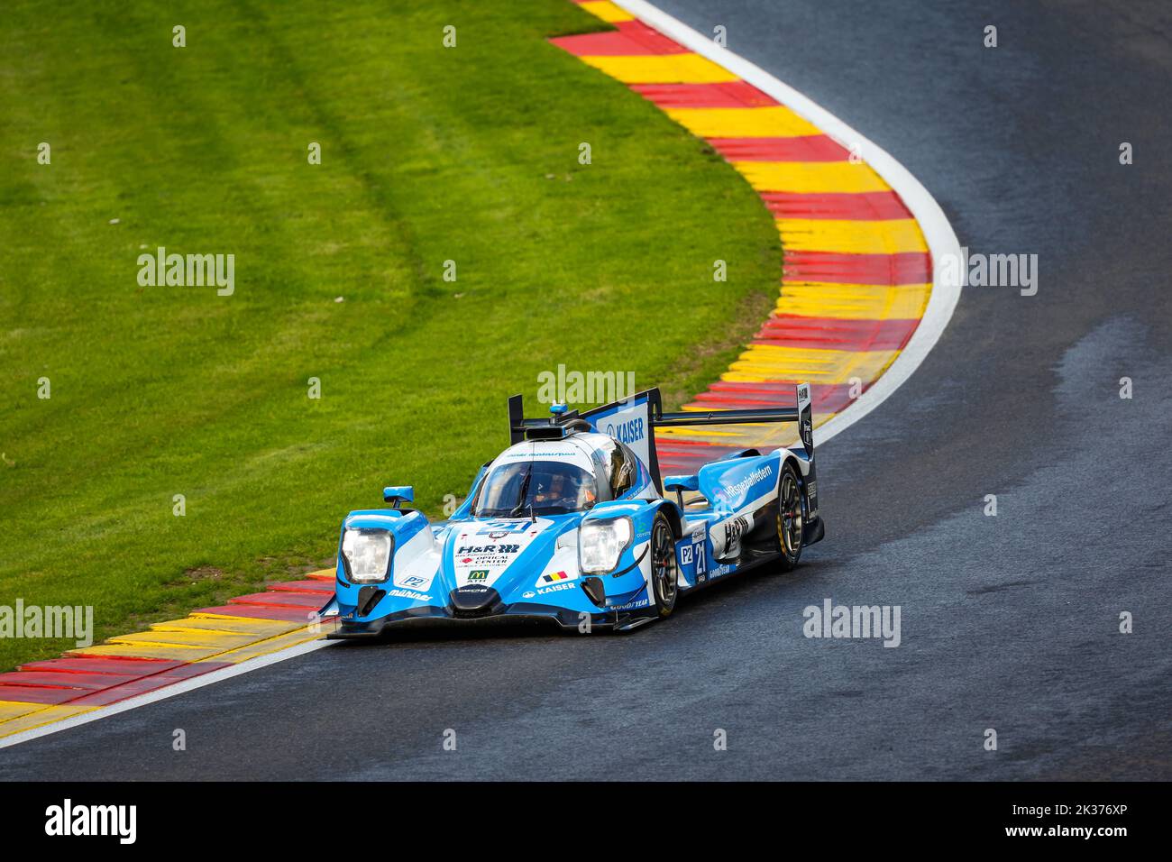 21 KAISER Matthias (Lie), LAURENT Thomas (Fra), DE WILDE Ugo (bel), Mühlner Motorsport, Orica 07 - Gibson, Aktion während der 4 Stunden von Spa-Francorchamps 2022, 5. Lauf der European Le Mans Series 2022 auf dem Circuit de Spa-Francorchamps vom 23. Bis 25. September in Francorchamps, Belgien - Foto Florent Gooden / DPPI Stockfoto