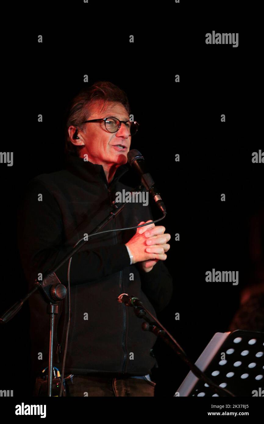 Roma, Italien. 24. September 2022. Roma Unplugged Festival in der Villa Dei Quintili und Via Appia Antica mit der P-Funkig Band, in einem Reisekonzert für die Via Appia Antica, Gegè Telesforo in der 'Impossible Tour 2022' in der Villa Dei Quintili Special Guest Arnaldo Santoro, Stimme, Matteo und Giovanni Cutello, Bläser und Trilok Gurtu. (Foto von Daniela Franceschelli/Pacific Press/Sipa USA) Quelle: SIPA USA/Alamy Live News Stockfoto