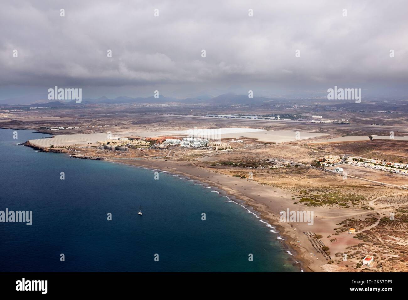 Playa de la Tejita, Teneriffa, Kanarische Inseln Stockfoto