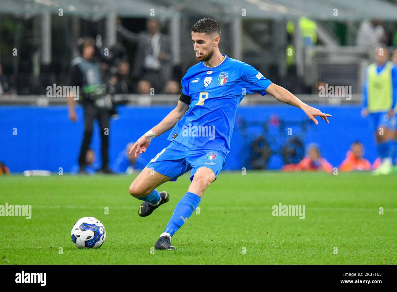 Italiens Jorginha während Italien gegen England, Fußballspiel der UEFA Nations League in Mailand, Italien, September 23 2022 Stockfoto