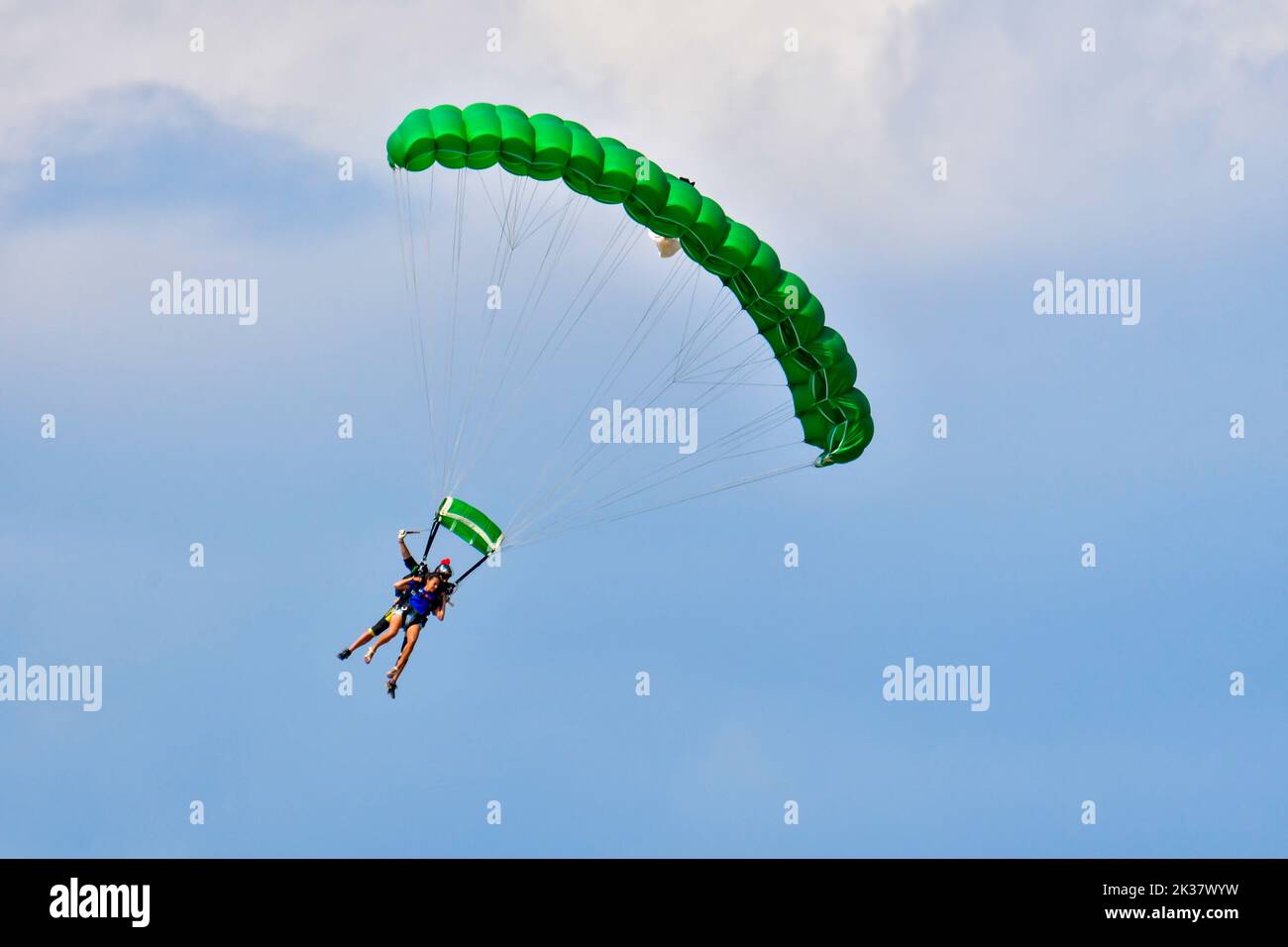 Fallschirmspringen trainieren Stockfoto