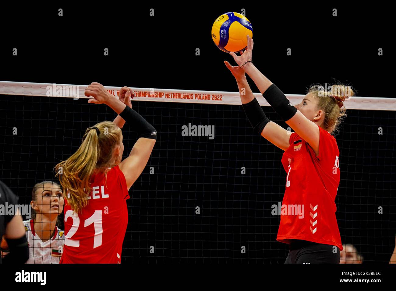 ARNHEM, NIEDERLANDE 25. SEPTEMBER Pia Kastner aus Deutschland spielt