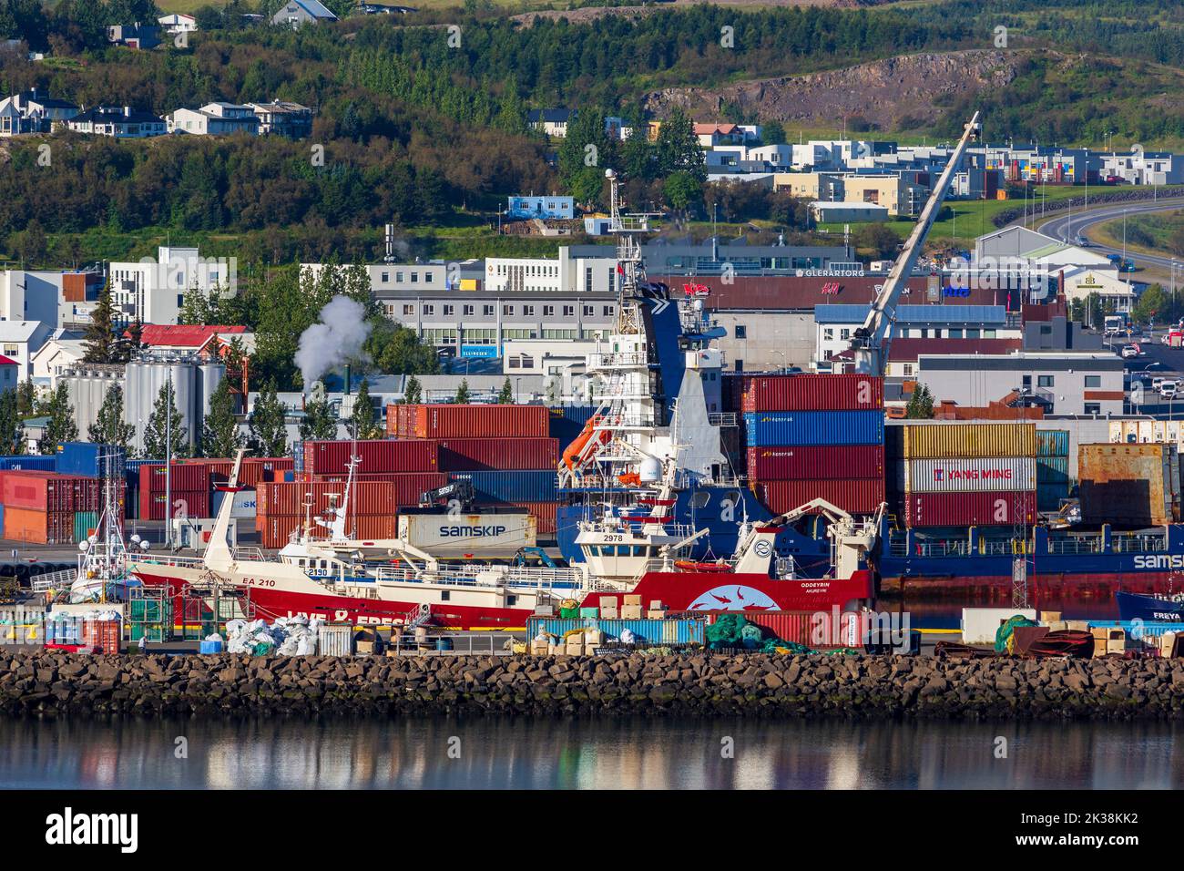 Akureyri, Island, Europa Stockfoto