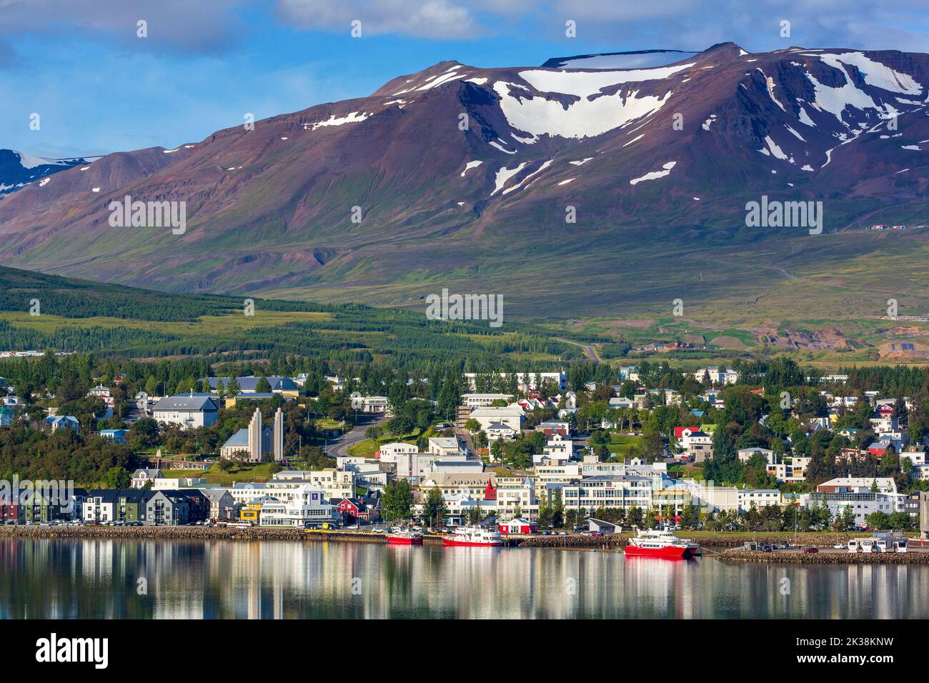 Akureyri, Island, Europa Stockfoto