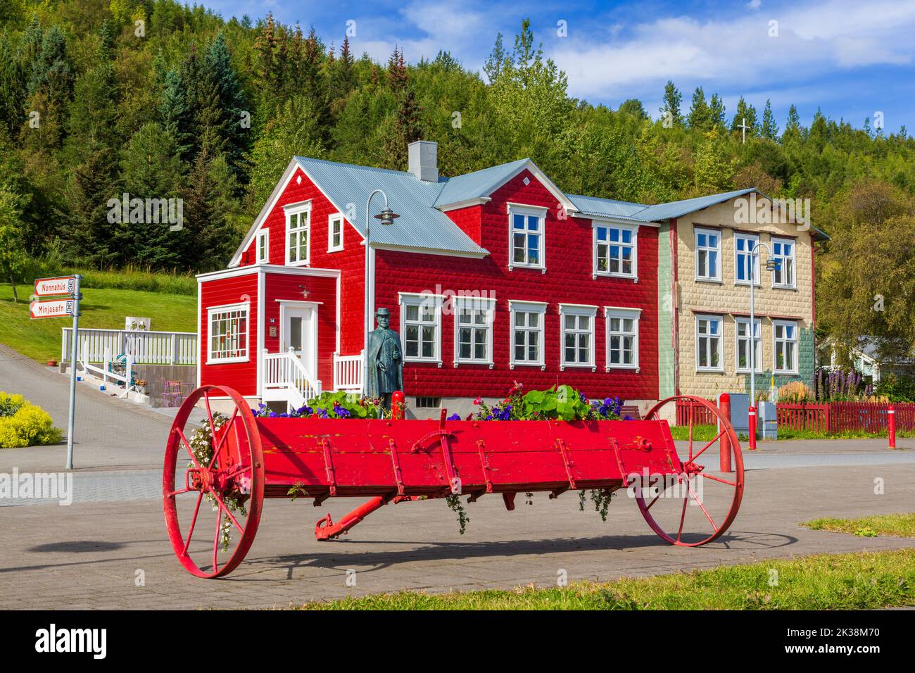 Akureyri Museum, Akureyri, Island, Europa Stockfoto