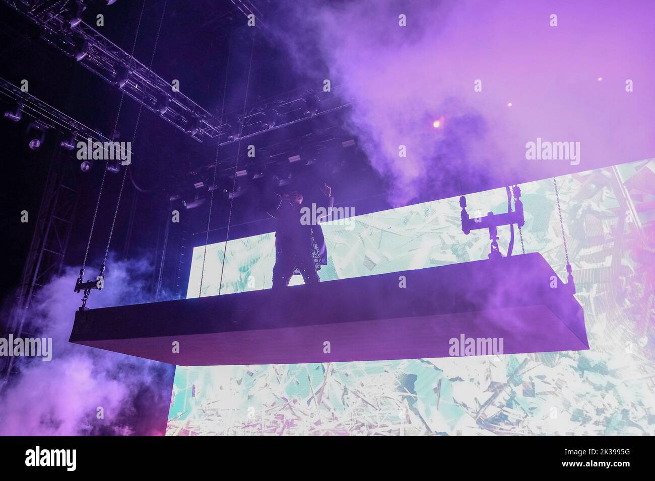 Verona, Italien. 25.. September 2022. Der italienische Rapper Fabio