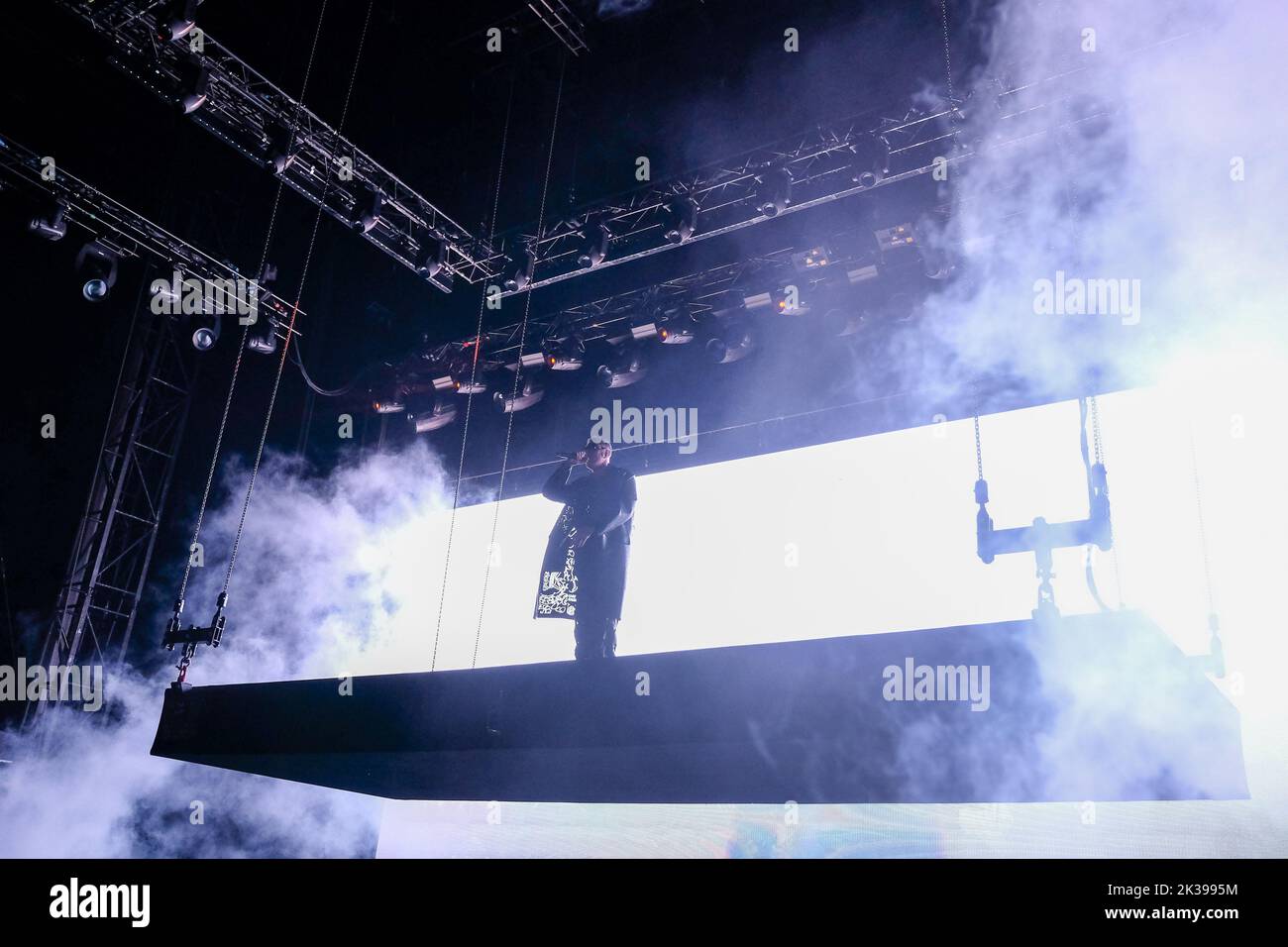 Verona, Italien. 25.. September 2022. Der italienische Rapper Fabio ...